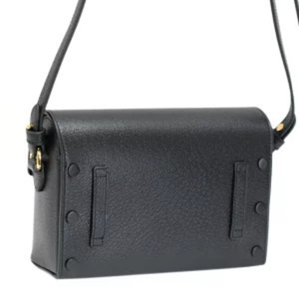 Gucci Horsebit Black Waist Bag Leather Shoulder Black